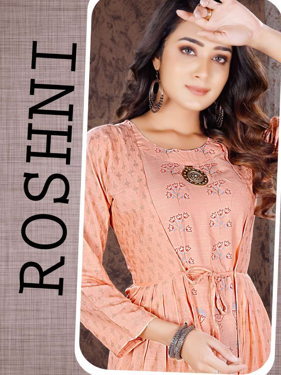 Buy Roshni Ayesha Online Wholesale Suppler Designer Rayon Slub Flar Kurtis